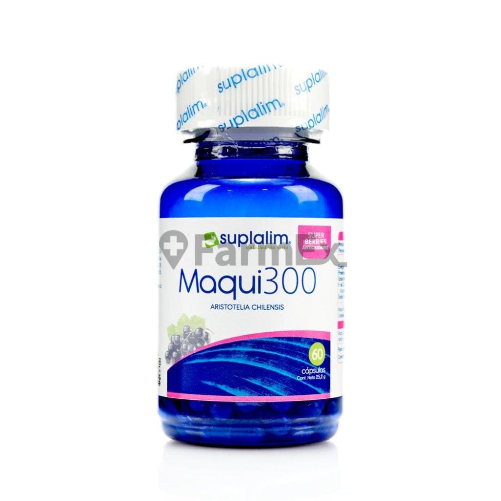 Maqui 300 x 60 cápsulas Farmex-Fonasa-Persistente